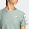 imageadidas Womens Own The Run Egle TeeSilver Green
