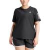 imageadidas Womens Own The Run TShirtBlack