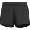 imageadidas Womens Pacer 3Stripes Woven Heather ShortsBlackBlack
