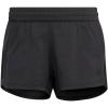 imageadidas Womens Pacer 3Stripes Woven Heather ShortsBlackBlack