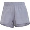 imageadidas Womens Pacer 3Stripes Woven Heather ShortsSilver VioletSilver Violet