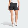 imageadidas Womens Pacer Essentials Knit HighRise Shorts Black XSmall 3quot