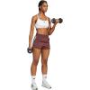 imageadidas Womens Pacer Training 3Stripes Woven HighRise ShortsAurora RubyWhite