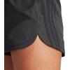 imageadidas Womens Pacer Training 3Stripes Woven HighRise ShortsBlack