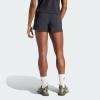 imageadidas Womens Pacer Training 3Stripes Woven HighRise ShortsBlackWhite