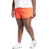 imageadidas Womens Pacer Training 3Stripes Woven HighRise ShortsBright Red