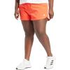 imageadidas Womens Pacer Training 3Stripes Woven HighRise ShortsBright Red