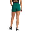 imageadidas Womens Pacer Training 3Stripes Woven HighRise ShortsCollegiate GreenWhite
