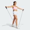 imageadidas Womens Pacer Training 3Stripes Woven HighRise ShortsHalo Blue