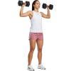 imageadidas Womens Pacer Training 3Stripes Woven HighRise ShortsPreloved CrimsonWhite