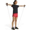imageadidas Womens Pacer Training 3Stripes Woven HighRise ShortsPure RubyWhite