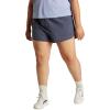 imageadidas Womens Pacer Training 3Stripes Woven HighRise ShortsShadow Navy