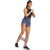 imageadidas Womens Pacer Training 3Stripes Woven HighRise ShortsShadow NavyShadow Navy