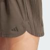 imageadidas Womens Pacer Training 3Stripes Woven HighRise ShortsShadow OliveShadow Olive