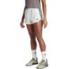 imageadidas Womens Pacer Training 3Stripes Woven HighRise ShortsWhiteBlack