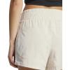 imageadidas Womens Pacer Training 3Stripes Woven HighRise ShortsWonder AluminaWhite