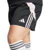 imageadidas Womens Plus Size Tiro 24 Training ShortsBlackClear Pink