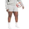 imageadidas Womens Plus Size Tiro 24 Training ShortsTeam Mid GreyWhite