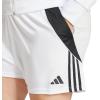 imageadidas Womens Plus Size Tiro 24 Training ShortsWhiteBlack