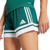 imageadidas Womens Squadra ShortsTeam Dark GreenWhite