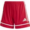 imageadidas Womens Squadra ShortsTeam Power RedTeam Power RedWhite