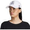 imageadidas Womens Structured Adjustable Fit HatWhiteGreyBlack