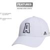 imageadidas Womens Structured Adjustable Fit HatWhiteGreyBlack