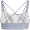 imageadidas Womens Studio Medium Support Better Level BraSilver VioletSilver Dawn