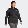 imageadidas Womens Terrex Multi Halfzip Long Sleeve TshirtBlack