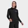 imageadidas Womens Terrex Multi Halfzip Long Sleeve TshirtBlackBlack