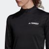 imageadidas Womens Terrex Multi Halfzip Long Sleeve TshirtBlackBlack