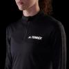 imageadidas Womens Terrex Multi Halfzip Long Sleeve TshirtBlackBlack