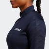 imageadidas Womens Terrex Multi Halfzip Long Sleeve TshirtInk