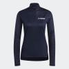 imageadidas Womens Terrex Multi Halfzip Long Sleeve TshirtInk