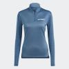imageadidas Womens Terrex Multi Halfzip Long Sleeve TshirtWonder Steel