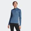 imageadidas Womens Terrex Multi Halfzip Long Sleeve TshirtWonder Steel