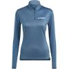 imageadidas Womens Terrex Multi Halfzip Long Sleeve TshirtWonder Steel