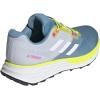 imageadidas Womens Terrex Two Flow Trail Running ShoeHazy BlueCrystal WhiteAcid Yellow