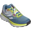 imageadidas Womens Terrex Two Flow Trail Running ShoeHazy BlueCrystal WhiteAcid Yellow
