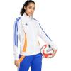 imageadidas Womens Tiro 24 Training JacketWhiteSolar RedLucid Blue