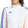 imageadidas Womens Tiro 24 Training JacketWhiteSolar RedLucid Blue