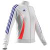 imageadidas Womens Tiro 24 Training JacketWhiteSolar RedLucid Blue