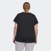 imageadidas Womens Training Essentials Minimal Branding VNeck TShirtBlack