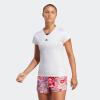 imageadidas Womens Training Essentials Minimal Branding VNeck TShirtWhite