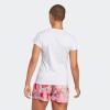imageadidas Womens Training Essentials Minimal Branding VNeck TShirtWhite