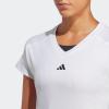 imageadidas Womens Training Essentials Minimal Branding VNeck TShirtWhite