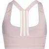 imageadidas Womens Training Medium Support Better 3Stripes BraWonder Mauve