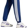 imageadidas Womens Tricot 3Stripes Track PantsDark BlueWhite