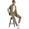 imageadidas Womens Tricot 3Stripes Track PantsOlive StrataWhite