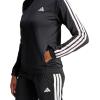 imageadidas Womens Tricot 3Stripes Track TopBlackClear Pink